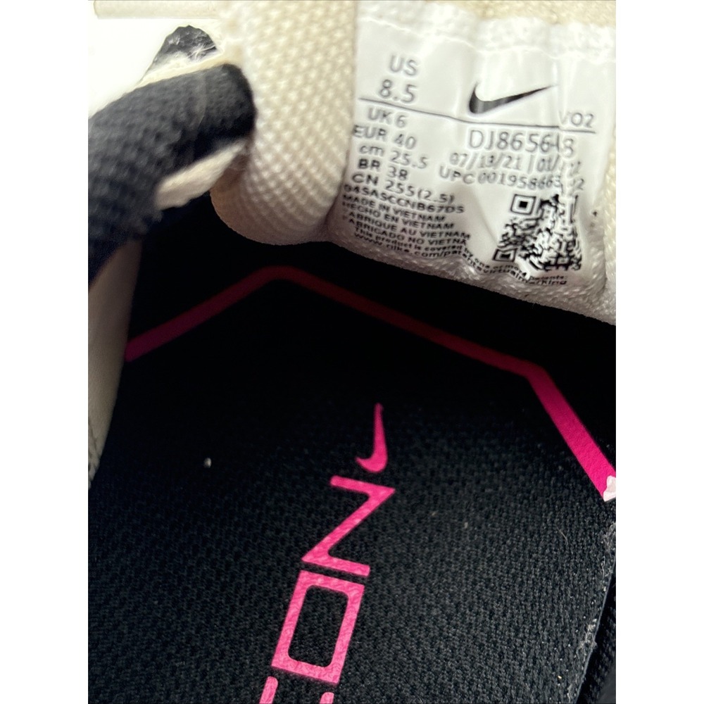 Nike Metcon Women's Size 8.5 Hyperlift White Mesh Tiger Stripe Side Lock Laces - Picture 12 of 12